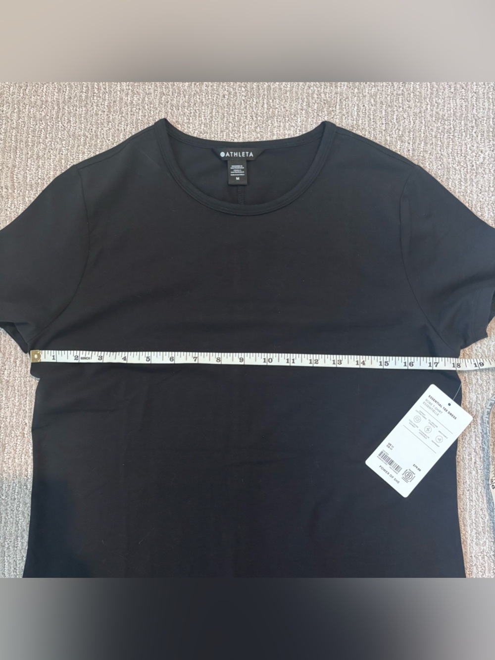 Athleta Black Essential Tee Dress - Picture 6 of 7